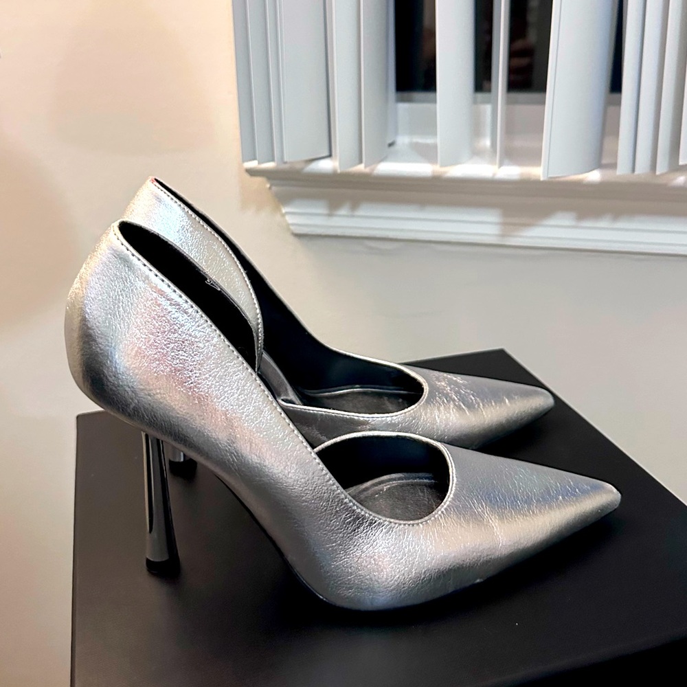 SILVER ZARA SCARPIN